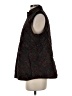 J.Jill 100% Polyester Paisley Black Vest Size S - photo 5
