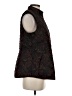 J.Jill 100% Polyester Paisley Black Vest Size S - photo 4