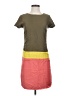 Boden Color Block Brown Casual Dress Size 2 - photo 1