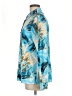 Shein Print Blue Long Sleeve Blouse Size 8 - 10 - photo 5