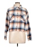 Assorted Brands 100% Cotton Plaid Blue Long Sleeve Button-Down Shirt Size L - photo 1
