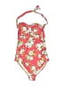 Pez D'Or Floral Pink One Piece Swimsuit Size L - photo 1