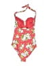 Pez D'Or Floral Pink One Piece Swimsuit Size M - photo 2