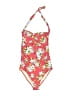 Pez D'Or Floral Pink One Piece Swimsuit Size M - photo 1