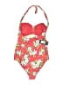 Pez D'Or Floral Red One Piece Swimsuit Size L - photo 2