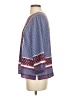 Talbots 100% Polyester Blue 3/4 Sleeve Blouse Size S - photo 5