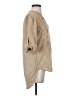 Solitaire 100% Rayon Tan 3/4 Sleeve Blouse Size S - photo 4