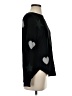 Rachel Zoe Hearts Black Pullover Sweater Size S - photo 4