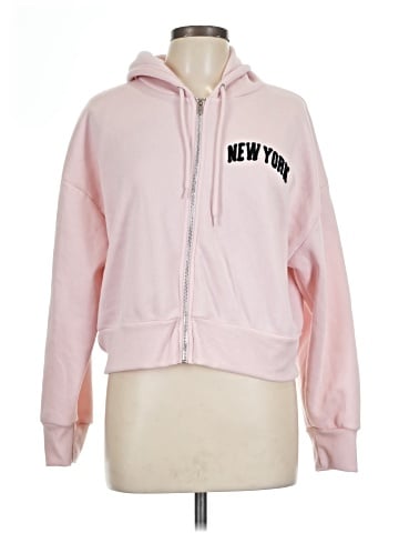 Faded Rose Zip Up Hoodie (view 1)