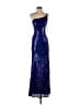 Crystal Doll Blue Cocktail Dress Size 7 - photo 1
