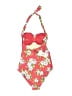 Pez D'Or Floral Pink One Piece Swimsuit Size S - photo 2