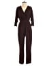 Express Solid Burgundy Jumpsuit Size M - photo 1