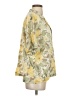 Assorted Brands Floral Yellow Short Sleeve Blouse Size S - photo 4