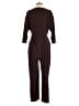 Express Solid Burgundy Jumpsuit Size M - photo 2