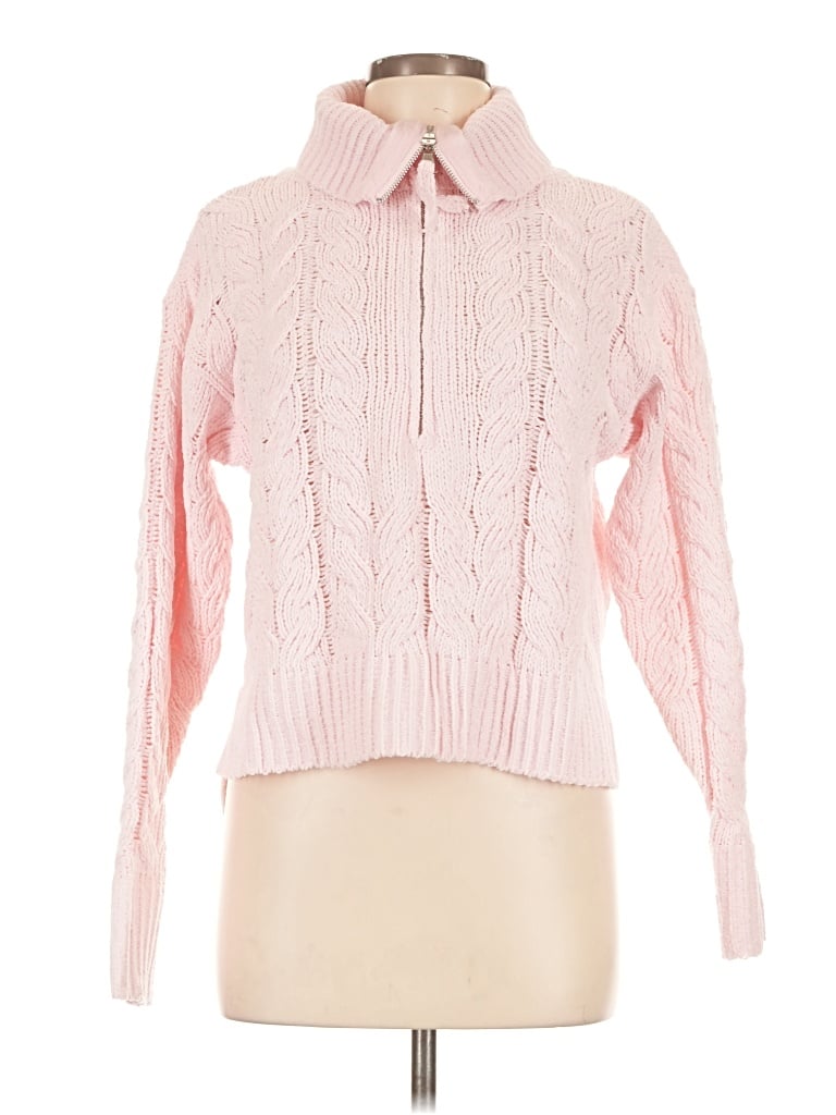 Pre-owned Hippie Rose Pullover Sweater In Pink