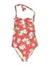 Pez D'Or Floral Red One Piece Swimsuit Size S - photo 1