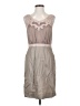 Ann Taylor LOFT 100% Polyester Gray Cocktail Dress Size 4 - photo 1