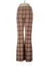 CALISTA Plaid Brown Dress Pants Size L - photo 1