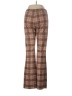 CALISTA Plaid Brown Dress Pants Size L - photo 2