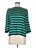 Vince Camuto Teal Green 3/4 Sleeve Top Size 8 - photo 1