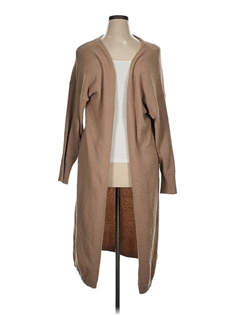 Pre-owned Unbranded Kimono In Tan