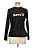 Hurley Black Long Sleeve Top Size L - photo 1