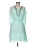 Bebe 100% Polyester Teal Cocktail Dress Size M - photo 1