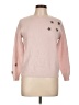 Pure Collection 100% Cashmere Stars Pink Cashmere Pullover Sweater Size 8 - 10 - photo 1