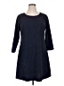 Tacera Blue 3/4 Sleeve Top Size XL (petite) - photo 1