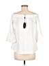Unbranded White 3/4 Sleeve Blouse Size M - photo 2