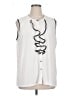 Cable & Gauge White Sleeveless Blouse Size 1X - photo 1