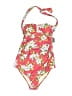 Pez D'Or Floral Pink One Piece Swimsuit Size S - photo 1