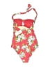 Pez D'Or Floral Pink One Piece Swimsuit Size S - photo 2