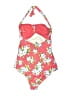 Pez D'Or Floral Pink One Piece Swimsuit Size XL - photo 2