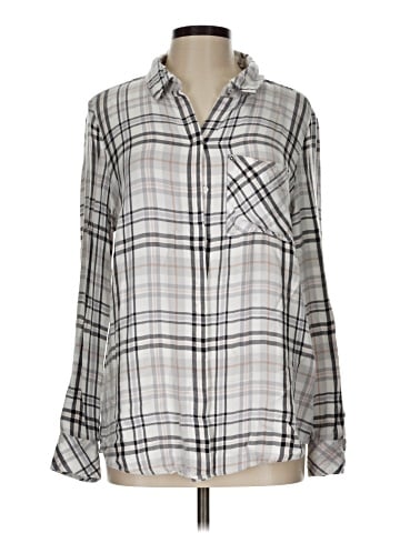 White House Black Market Long Sleeve Button-Down Shirt (view 1)