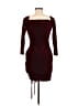 Unbranded Burgundy Cocktail Dress Size L - photo 2