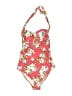 Pez D'Or Floral Red Swimsuit Top Size S - photo 1
