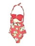 Pez D'Or Floral Red Swimsuit Top Size S - photo 2