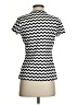 J. McLaughlin 100% Nylon Chevron-herringbone Silver Active T-Shirt Size S - photo 2