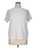 Shein Curve Solid Silver Short Sleeve T-Shirt Size 14 Plus (1) - photo 1