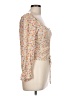 Heatherly 100% Rayon Tan 3/4 Sleeve Blouse Size L - photo 4