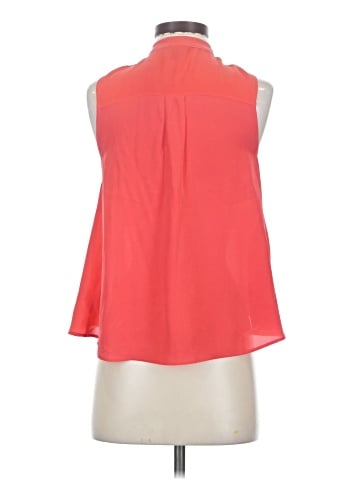Bebe Sleeveless Silk Top (view 2)