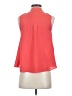 Bebe 100% Silk Color Block Orange Sleeveless Silk Top Size XS - photo 2