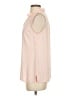 Talbots 100% Polyester Pink Sleeveless Blouse Size S - photo 5