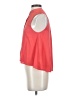 Bebe 100% Silk Color Block Orange Sleeveless Silk Top Size XS - photo 5