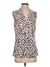 Nic + Zoe Ivory Sleeveless Blouse Size S - photo 1