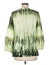 Cupio Green 3/4 Sleeve Blouse Size M - photo 2