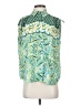 alex & lili 100% Polyester Green Sleeveless Blouse Size S - photo 1