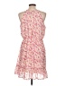 She + Sky 100% Polyester Floral Pink Casual Dress Size L - photo 2