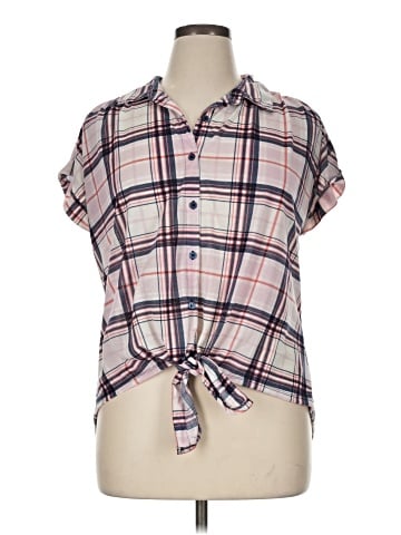 New York Laundry Short Sleeve Blouse (view 1)